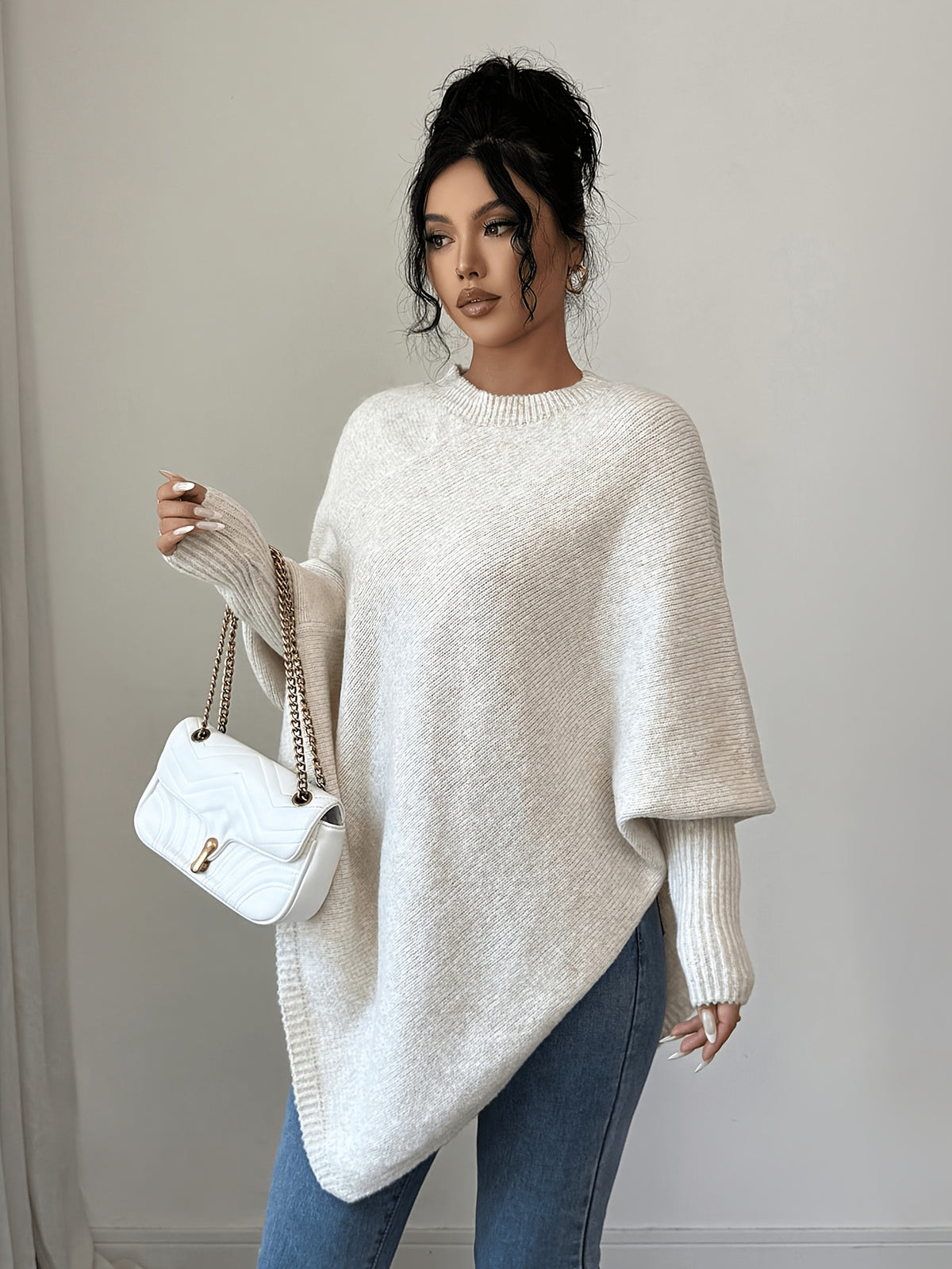 Cedar Drape Pullover - Milky