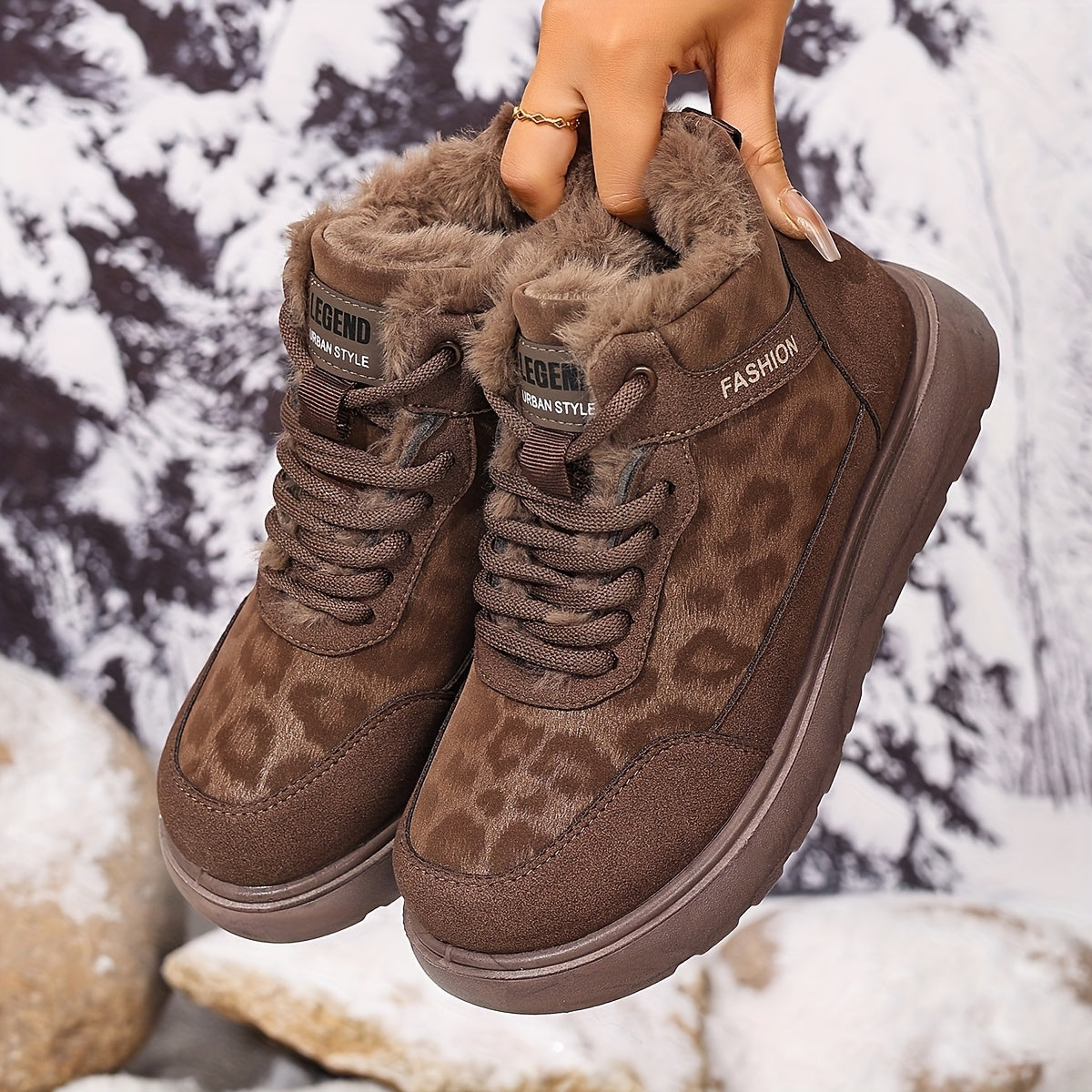 Quinn Plush Boot - Brown