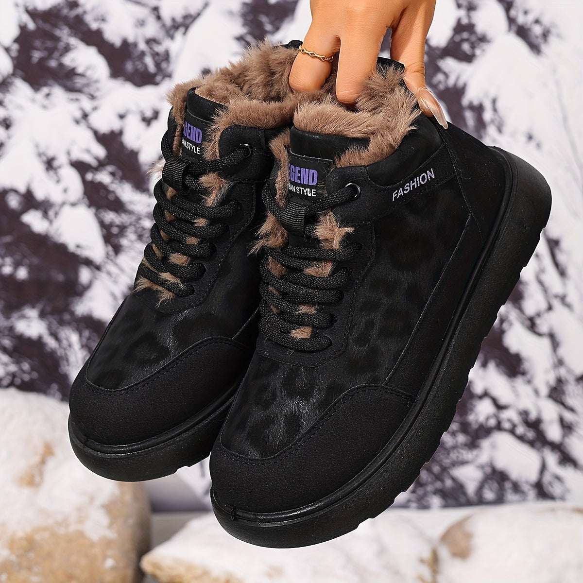Quinn Plush Boot - Black