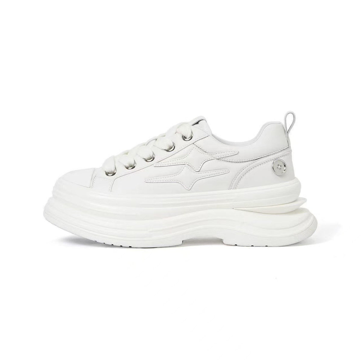 Lira Platform Sneaker - White