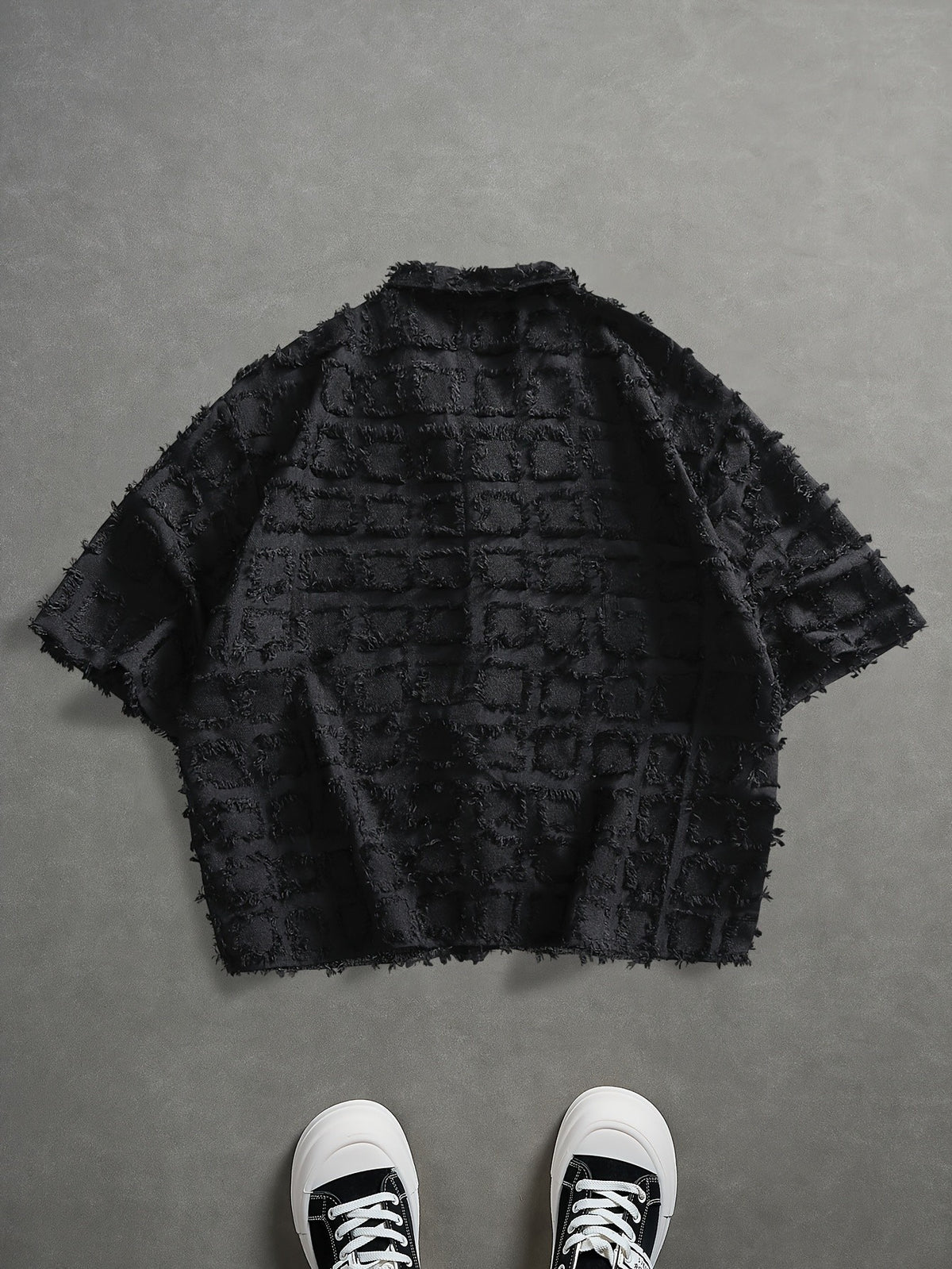 Jett Grid Shirt - Black