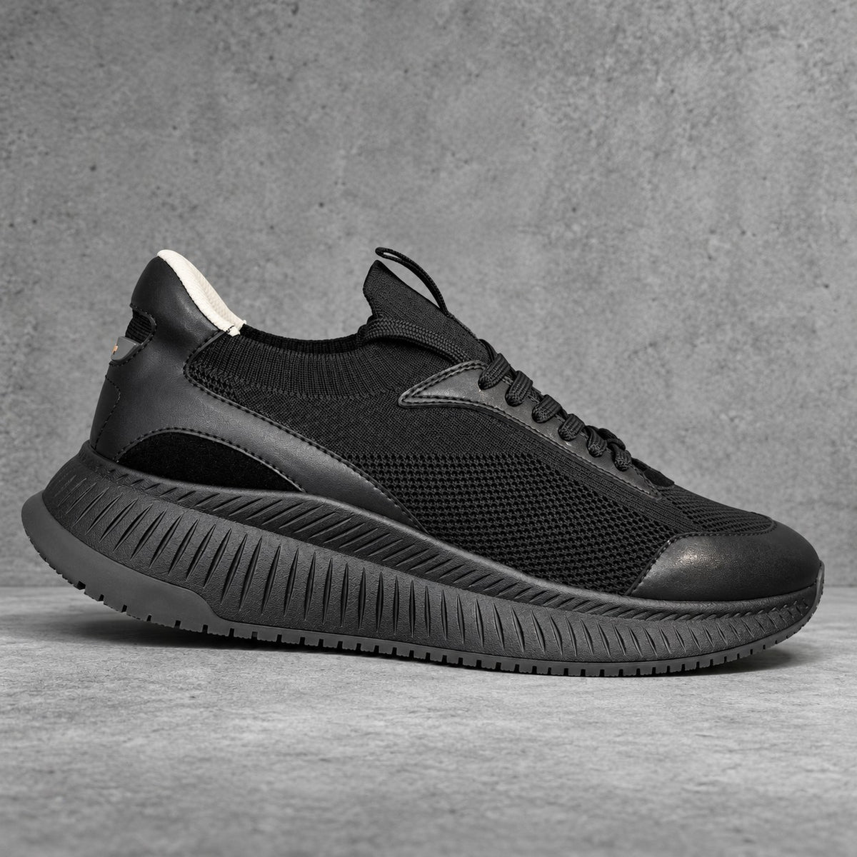 Cole Knit Sneaker - Black