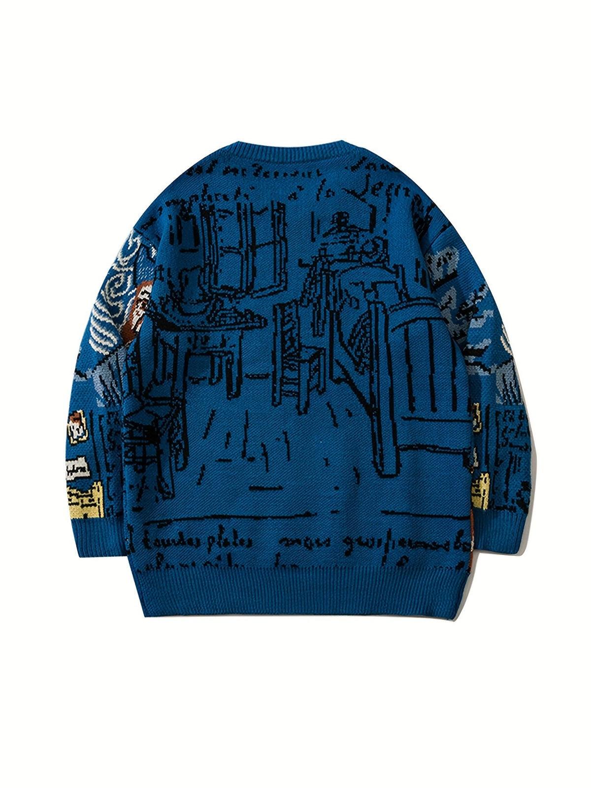 Arles Portrait Pullover - Blue