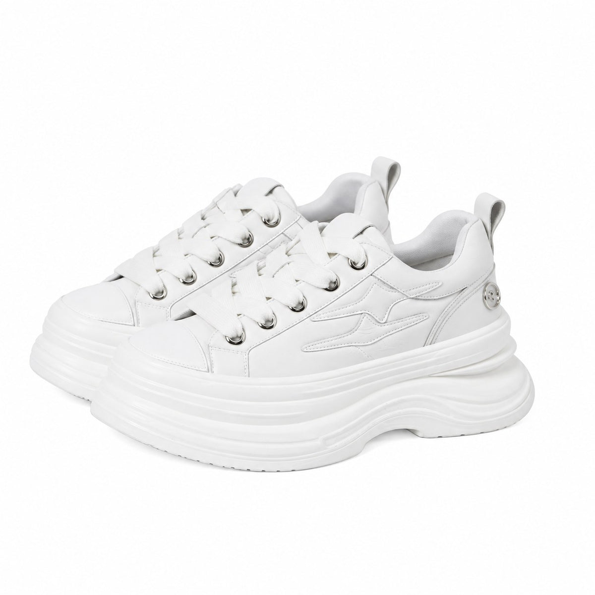 Lira Platform Sneaker - White