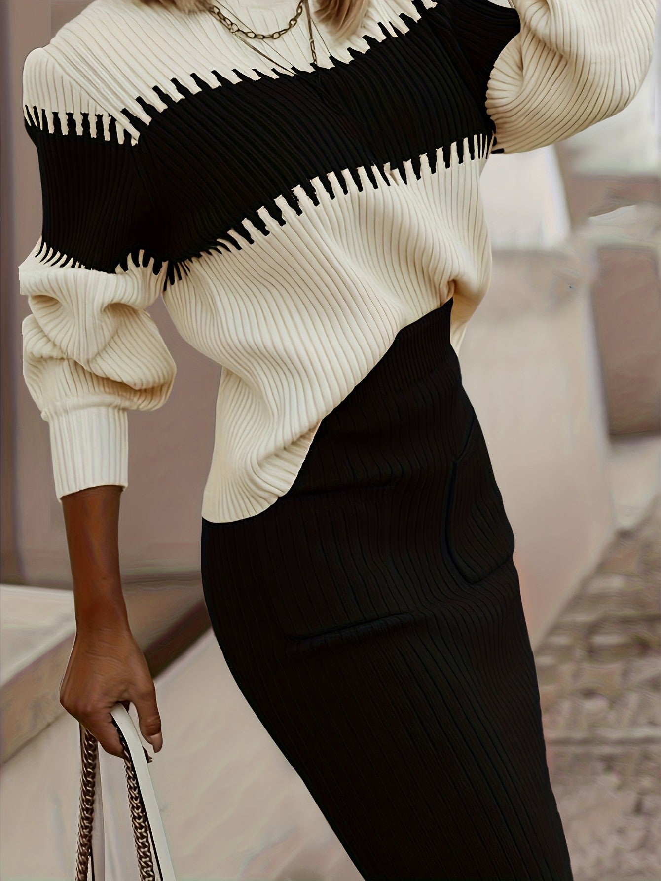 Mara Knit Set — Black