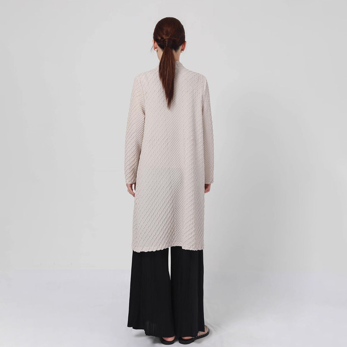 Maeve Lattice Duster - Cream