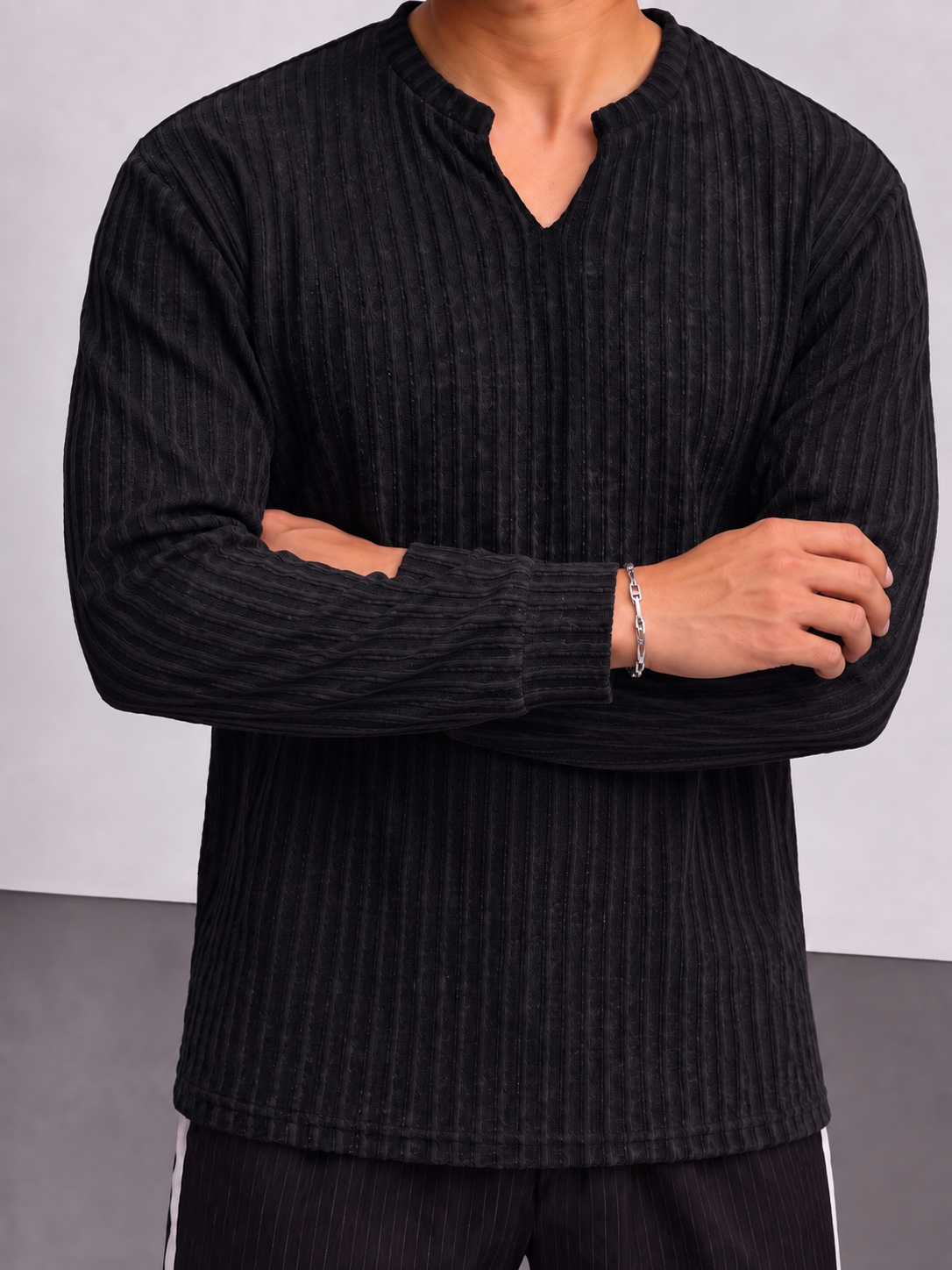 Rowan Rib Pullover - Black