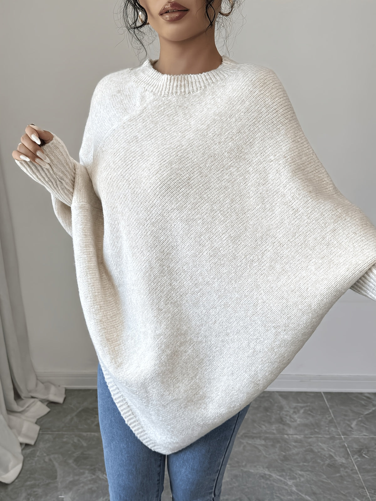 Cedar Drape Pullover - Milky