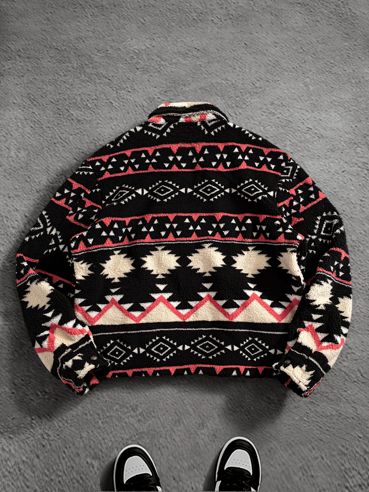 Miles Plush Jacket - Black