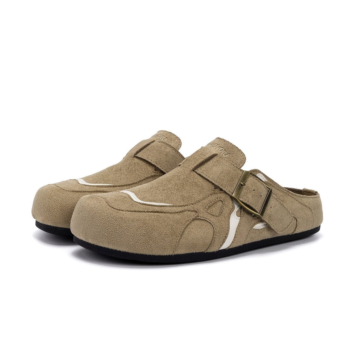 Felix Buckle Mule - Beige