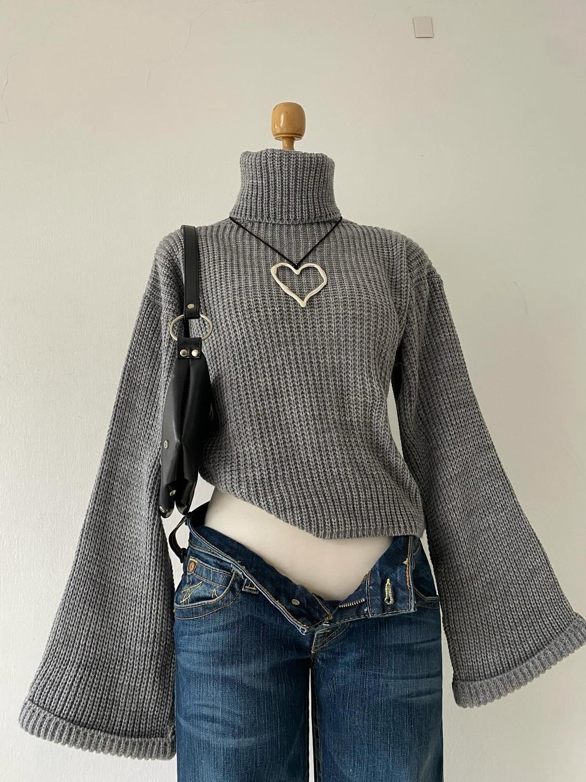 Harlow Knit Pullover — Grey