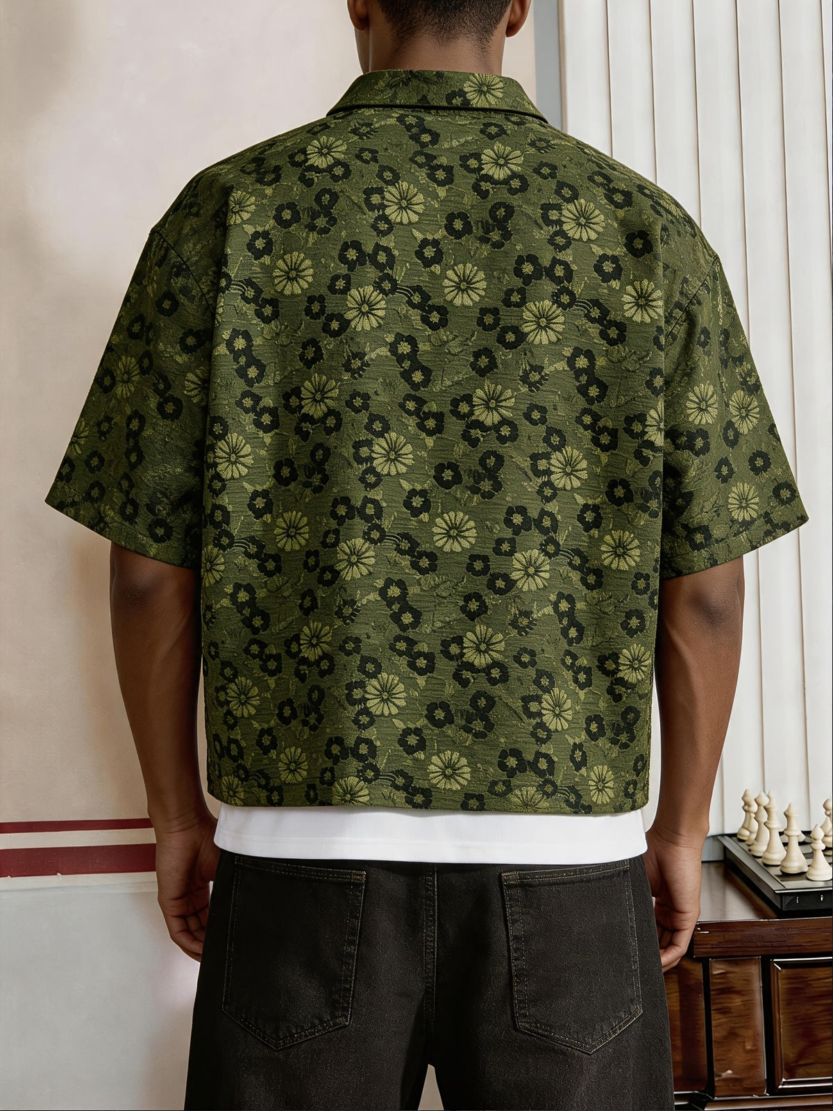 Soren Crop Shirt — Olive