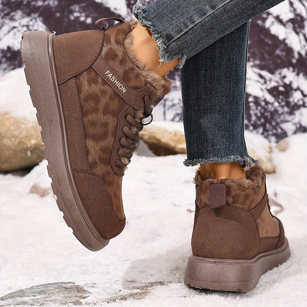 Quinn Plush Boot - Brown