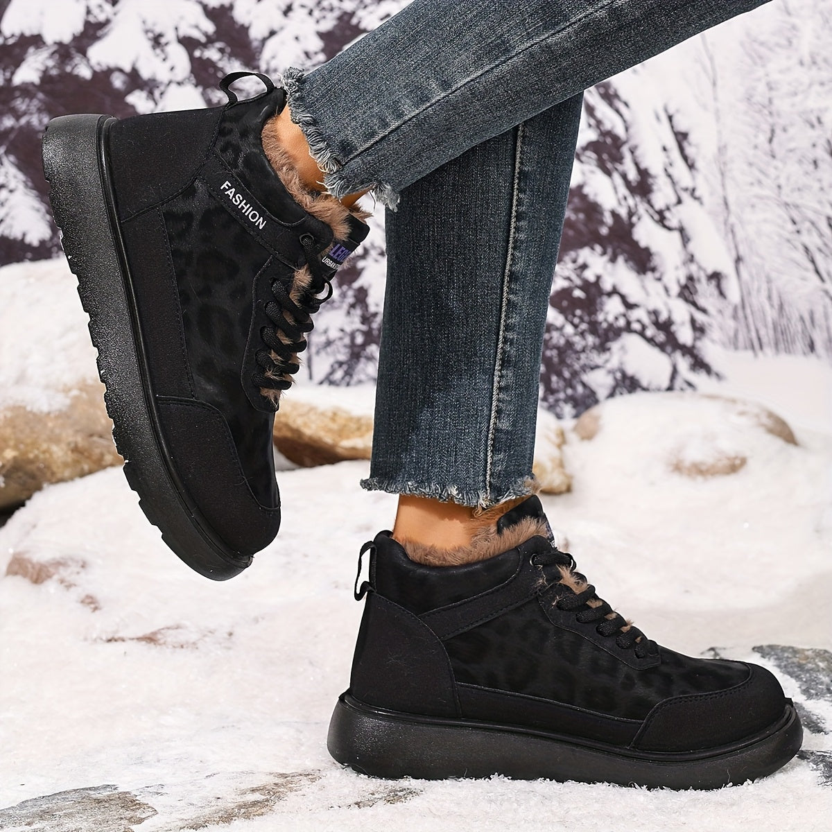 Quinn Plush Boot - Black