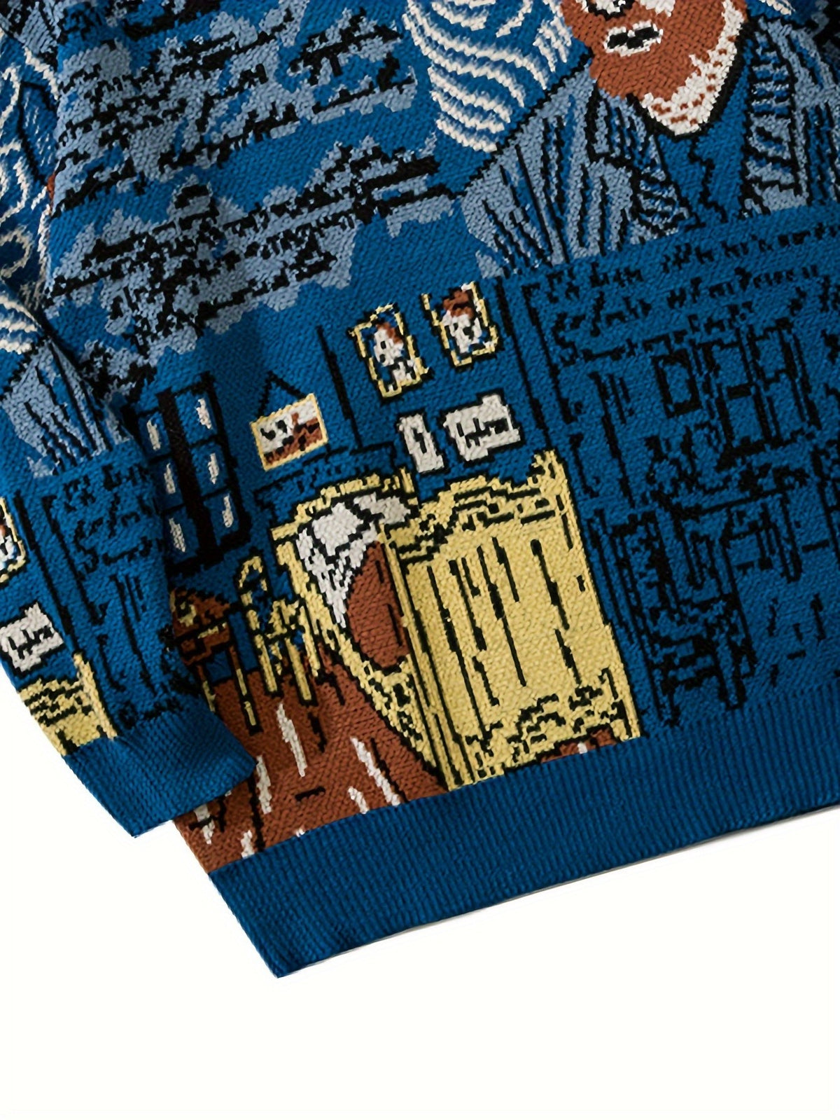 Arles Portrait Pullover - Blue