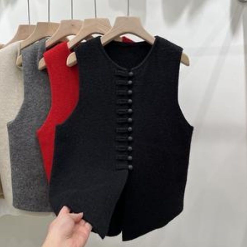 Vera Frog Vest - Black