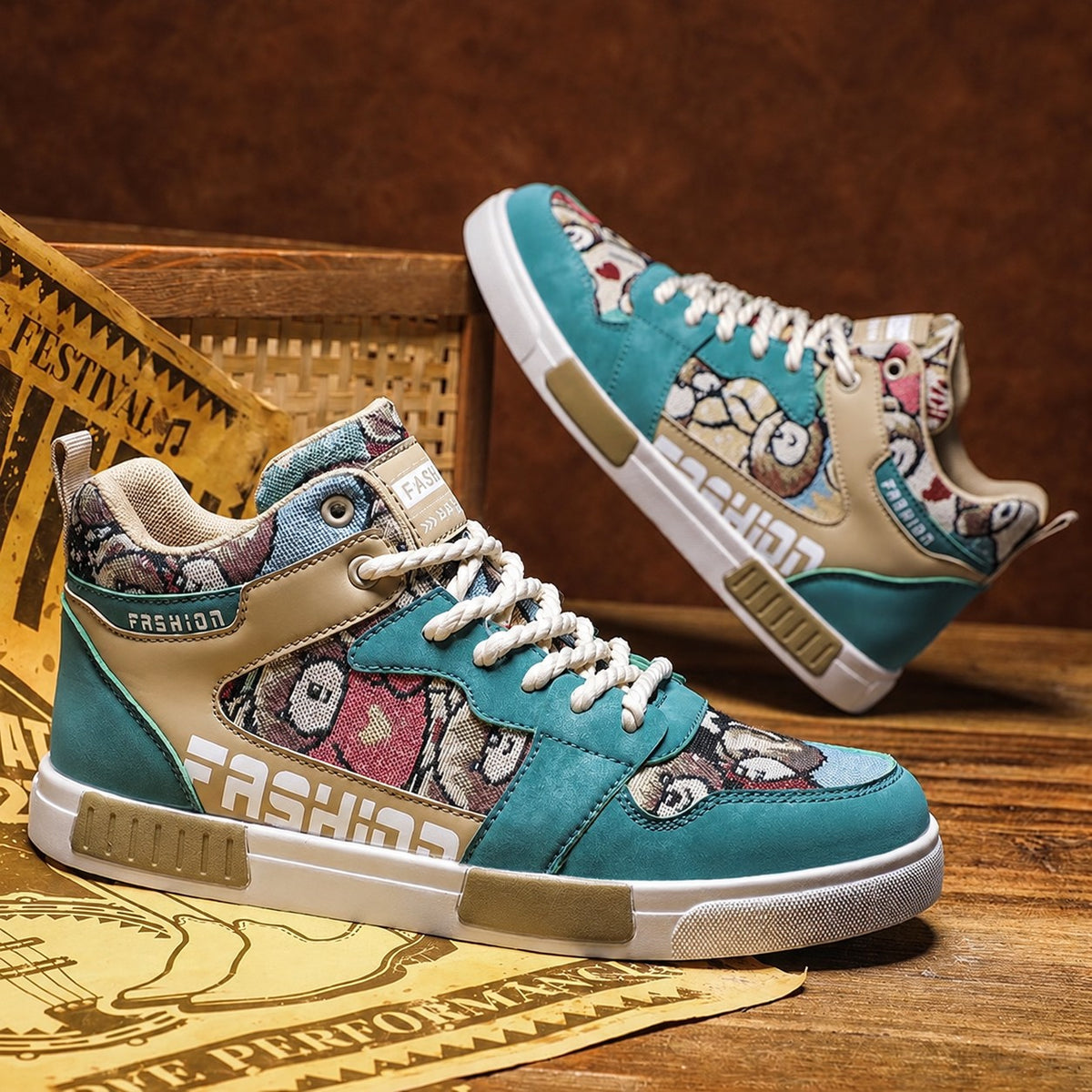 Koda Tapestry High-Top - Teal