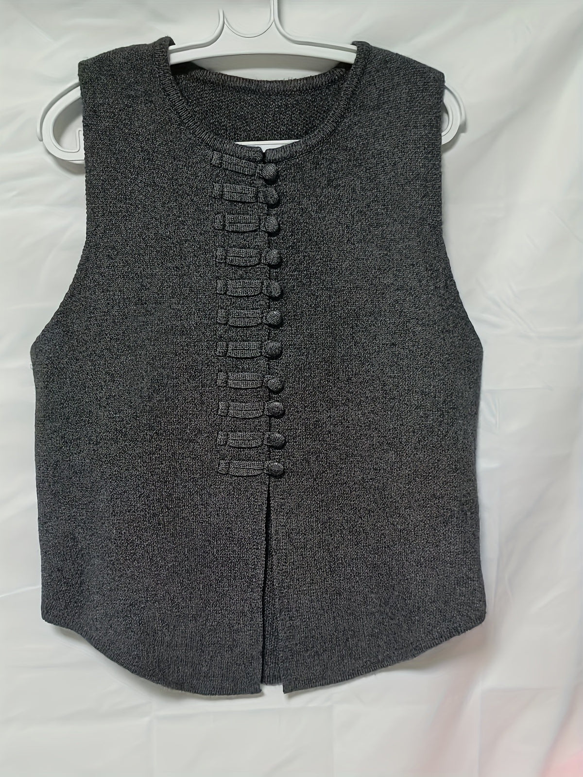 Vera Frog Vest - Grey