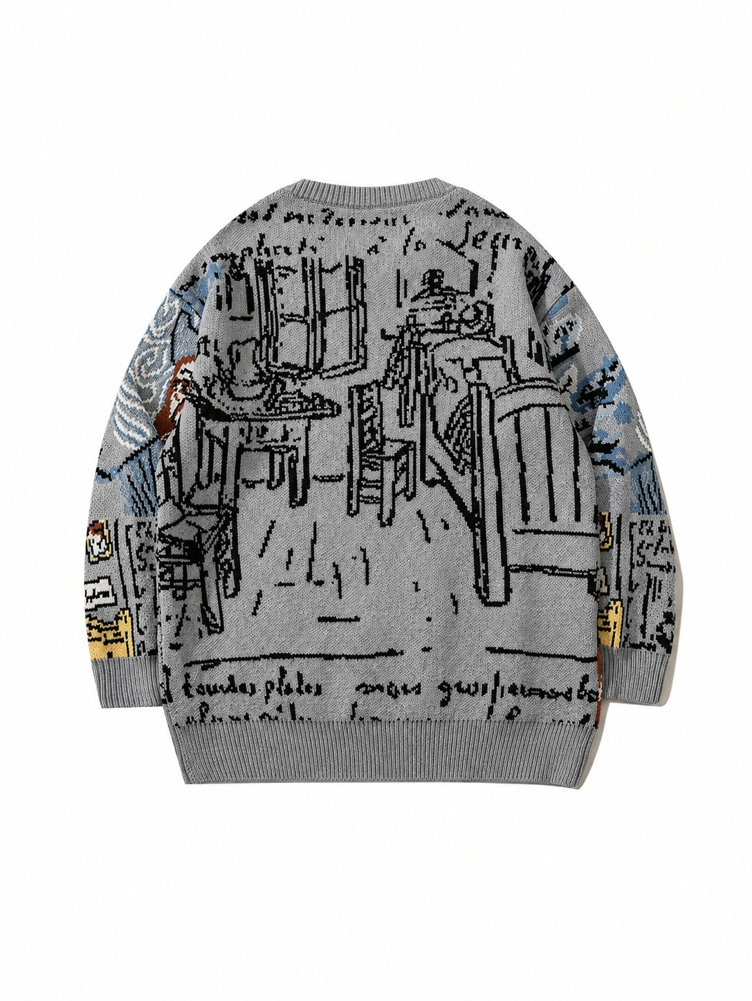 Arles Portrait Pullover - Grey