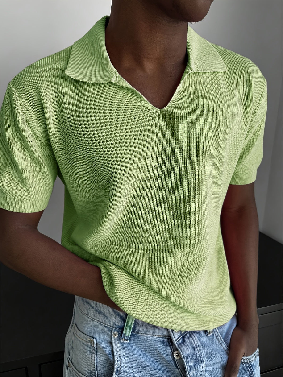 Remy Rib Polo - Matcha