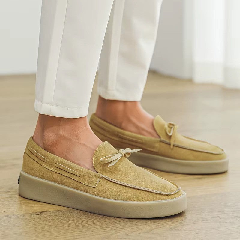Reed Platform Loafer - Tan