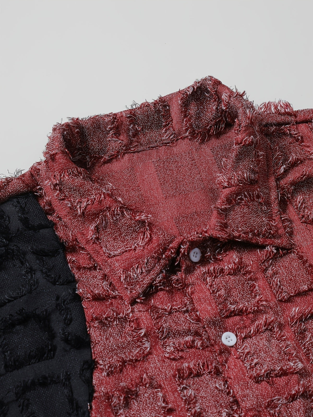 Jett Grid Shirt - Burgundy