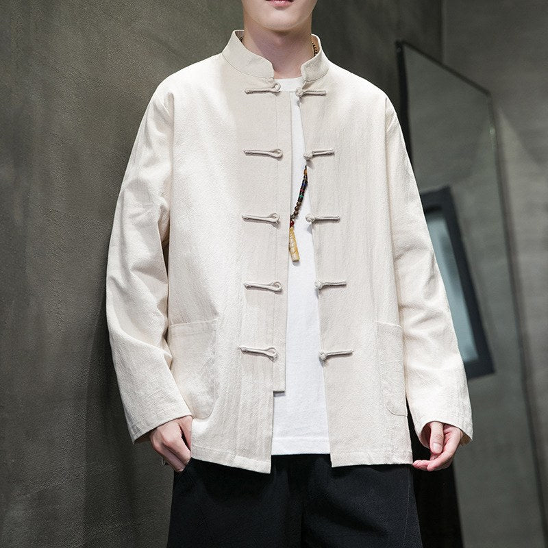 Kai Frog Jacket - Cream
