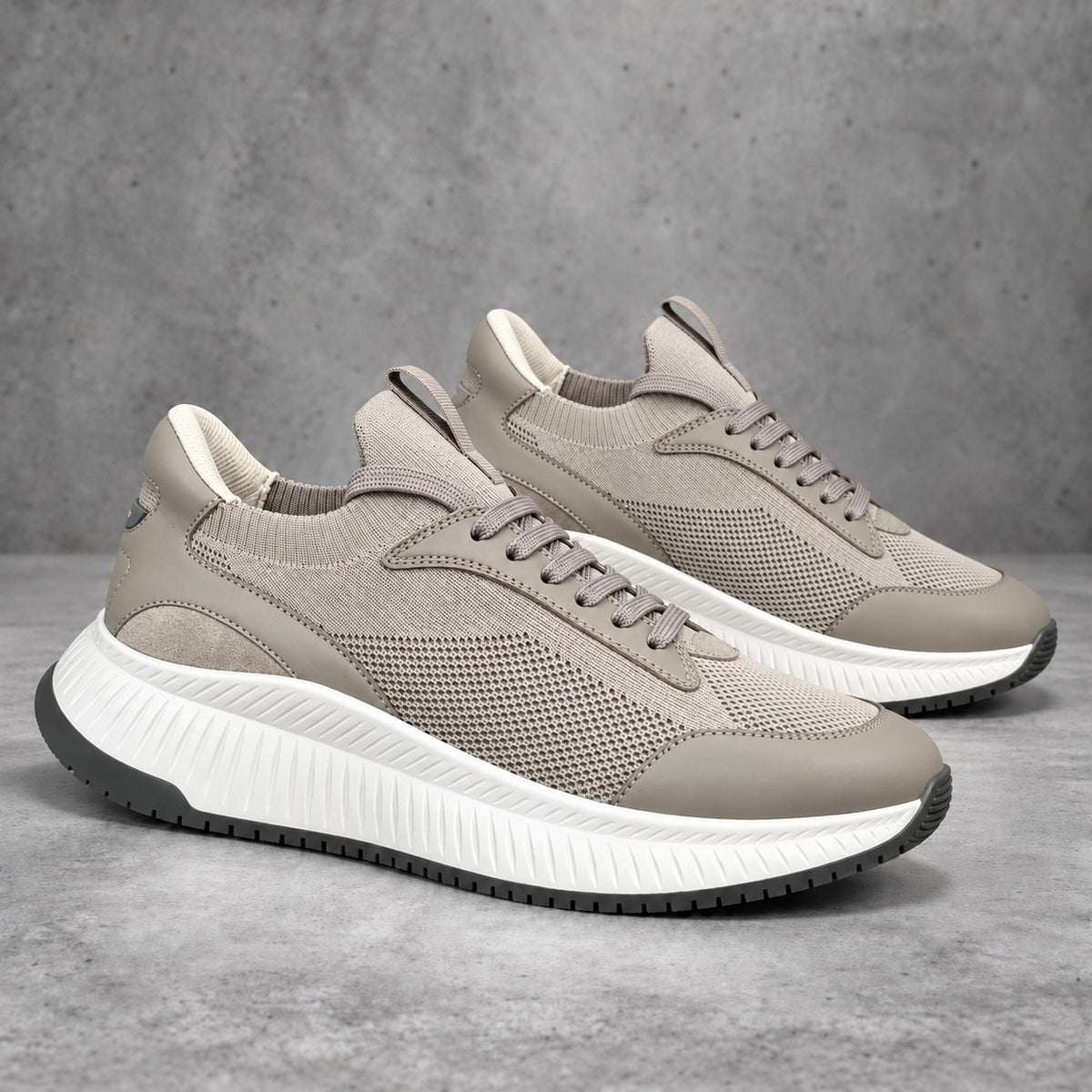Cole Knit Sneaker - Taupe