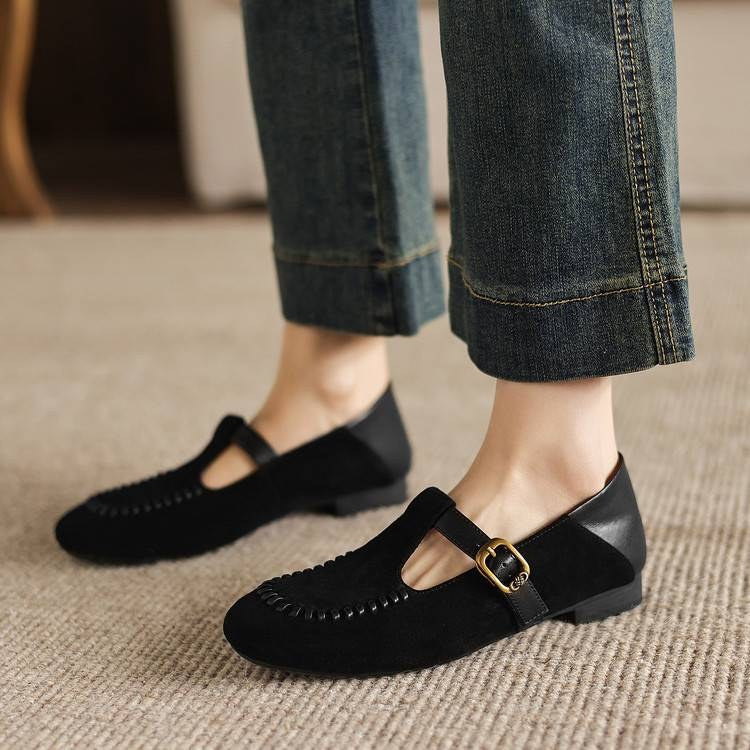 Willa T-Strap - Black