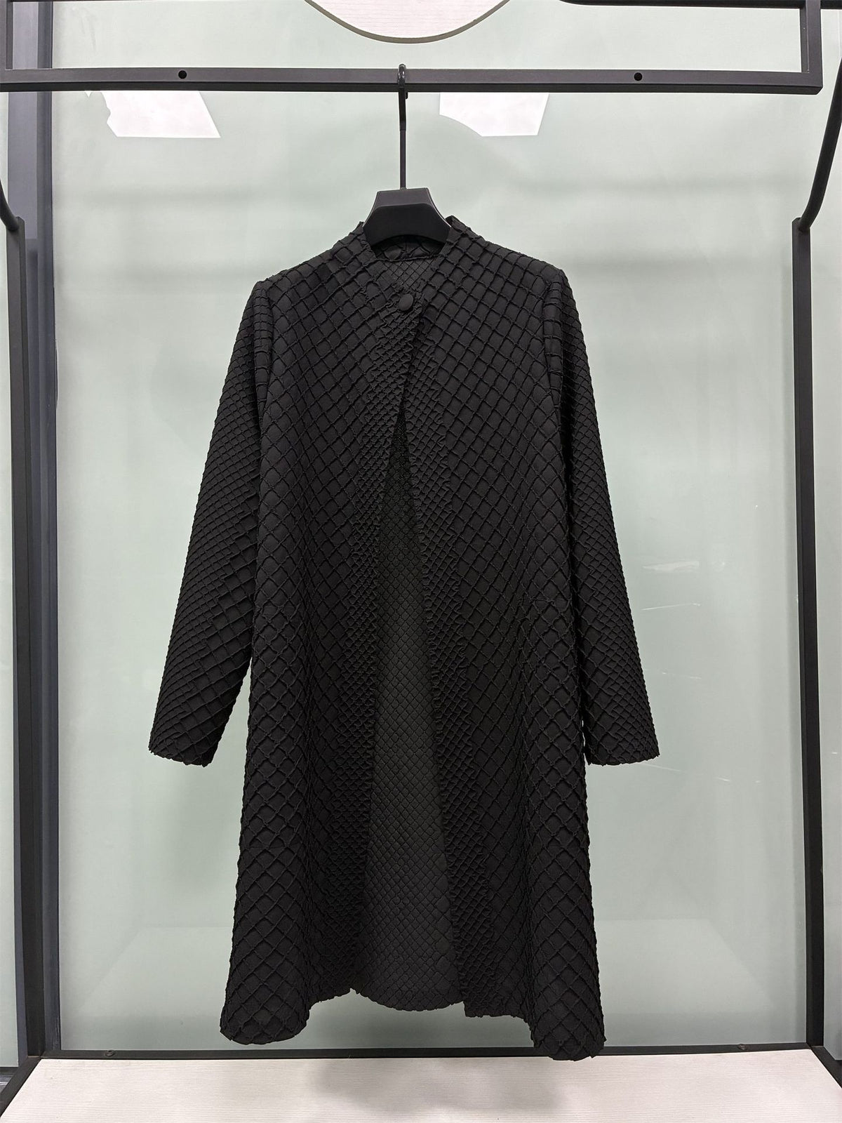 Maeve Lattice Duster - Black
