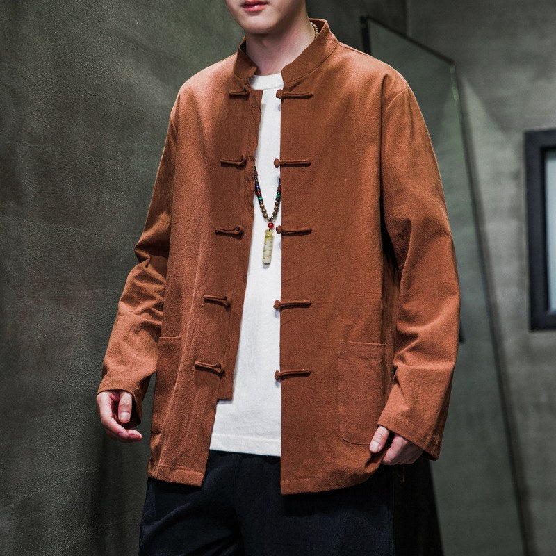 Kai Frog Jacket - Brown