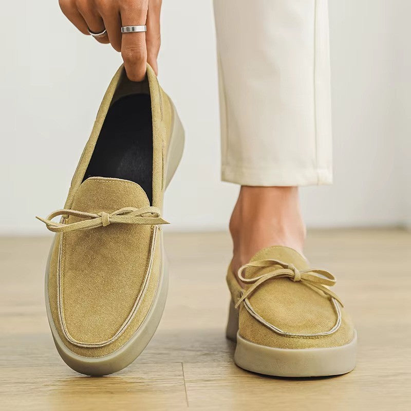 Reed Platform Loafer - Olive