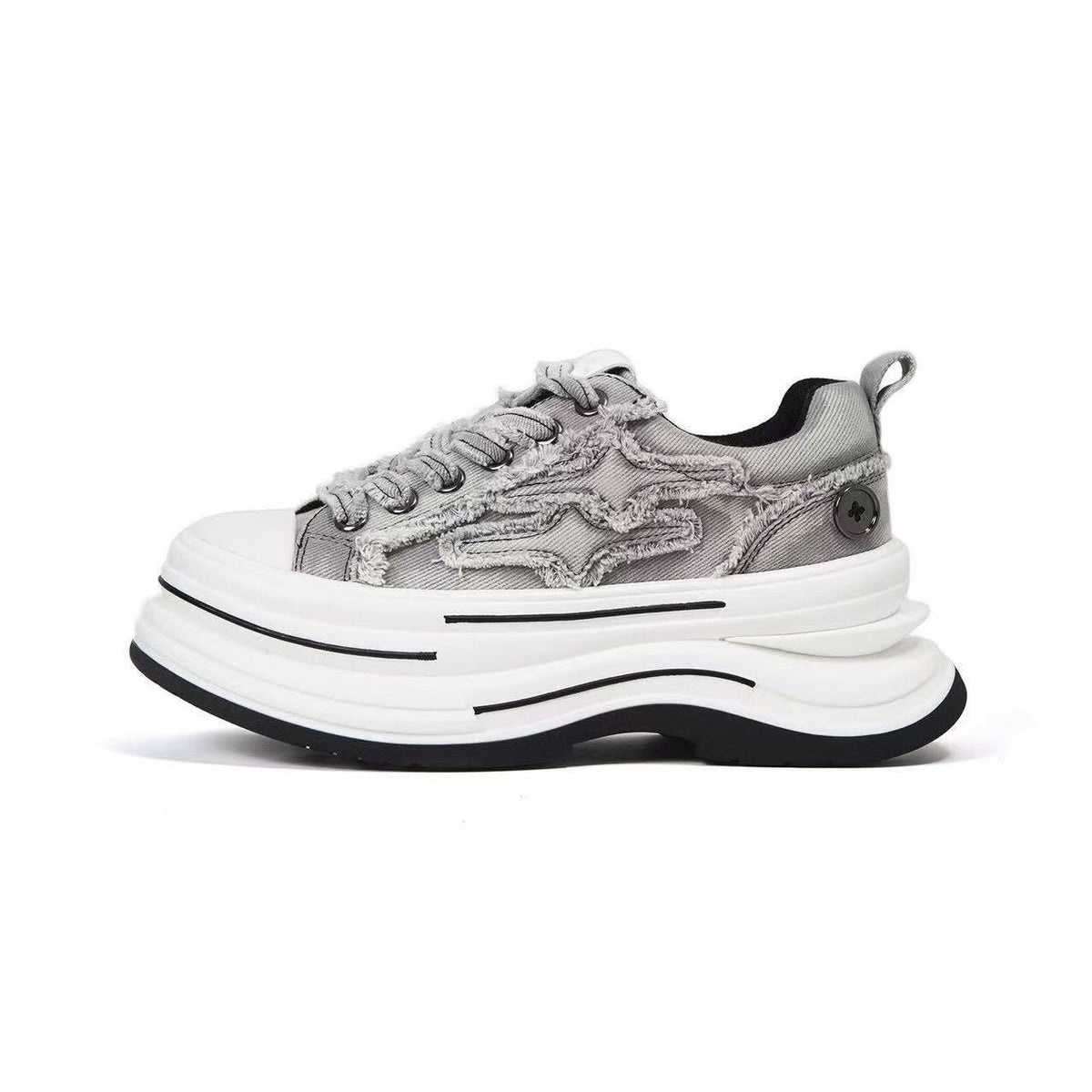 Lira Platform Sneaker - Silver