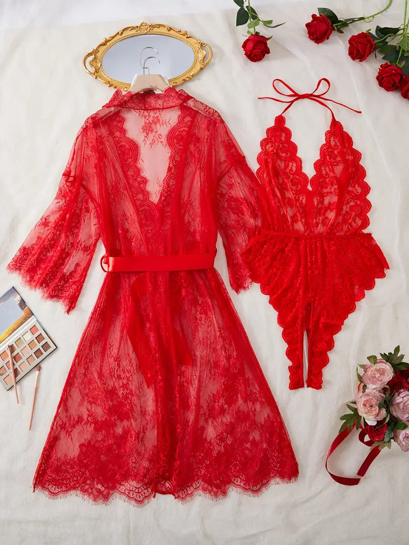 Elise Lace Lingerie Set