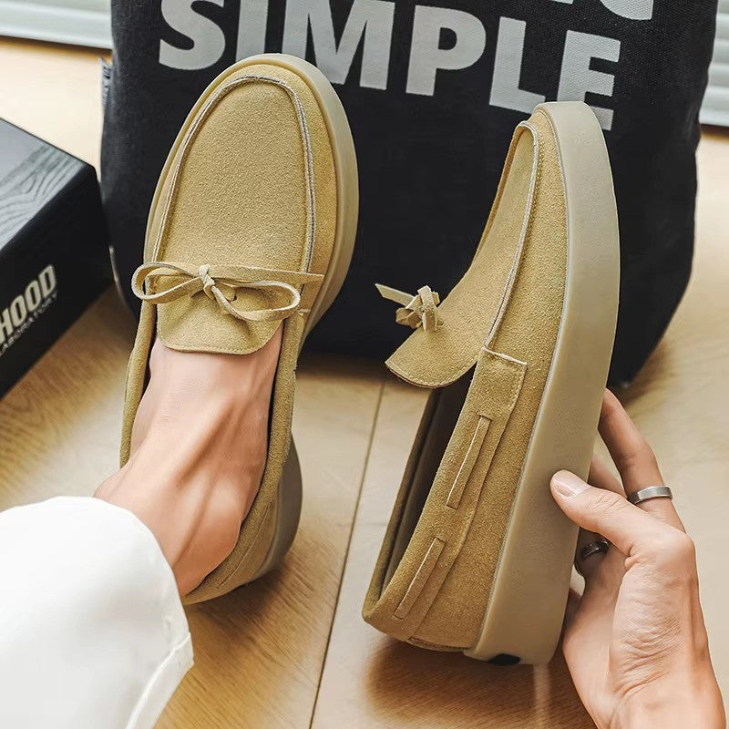 Reed Platform Loafer - Olive