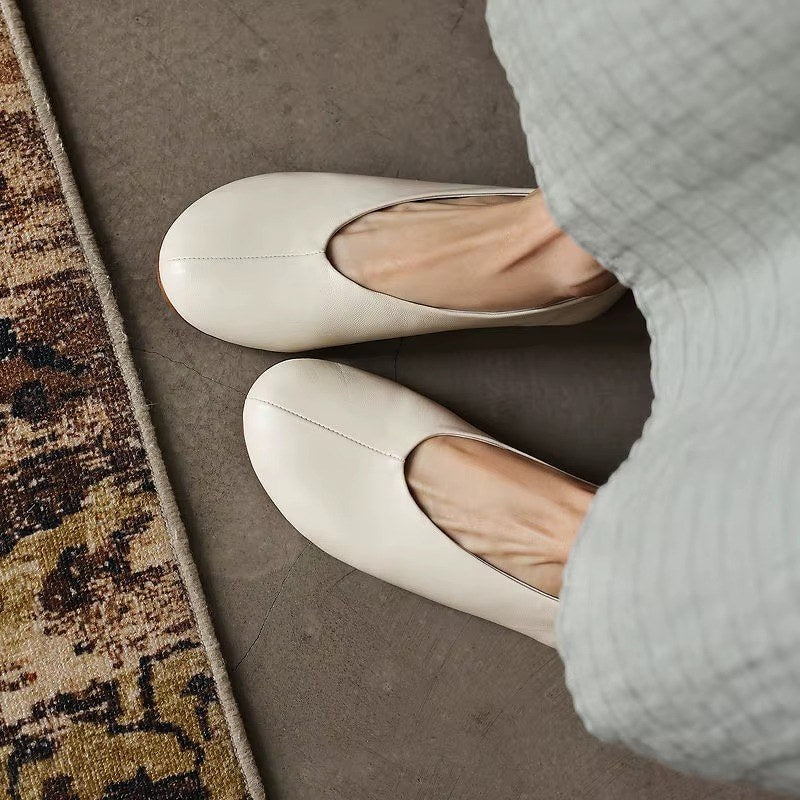Nora Glove Flat - Cream