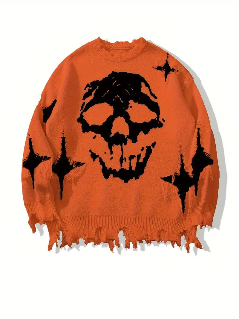 Ashen Distressed Sweater