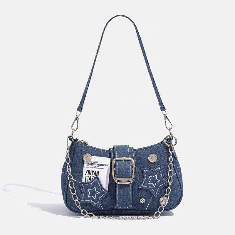 Vesper Denim Bag - Blue