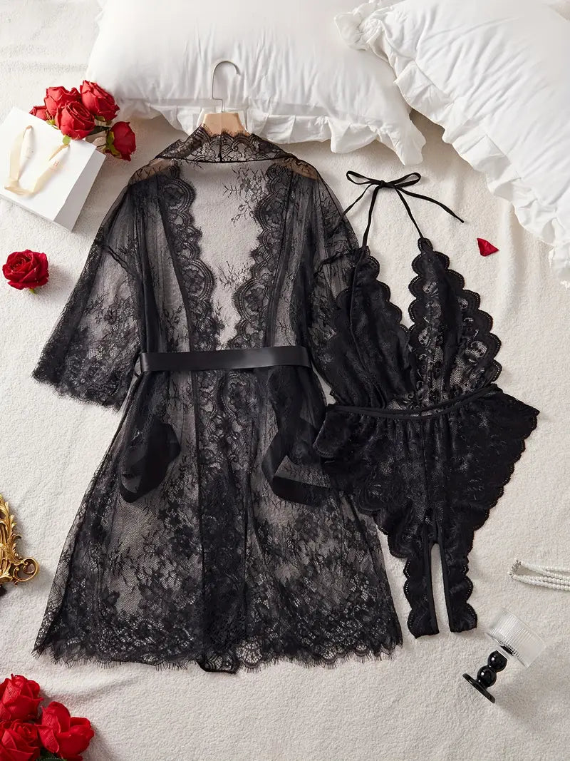 Elise Lace Lingerie Set