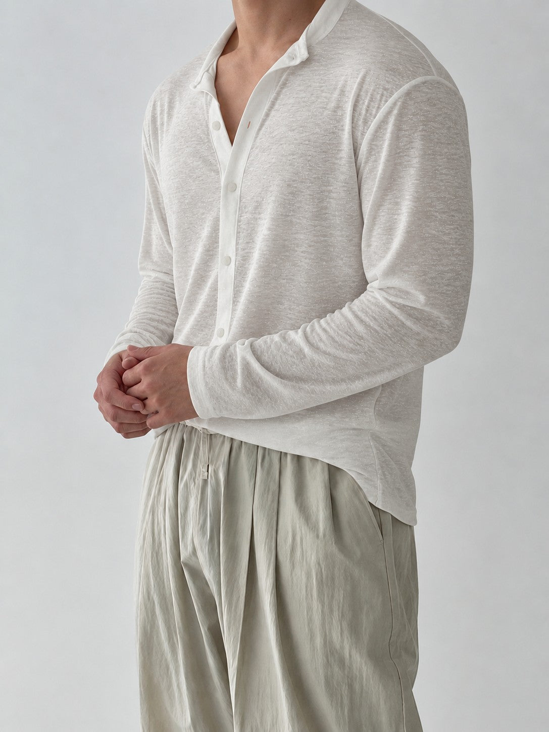 Cassian Slub Shirt - White