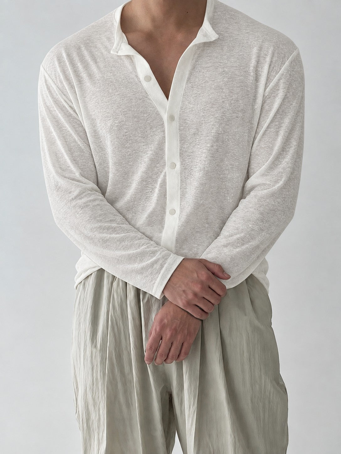 Cassian Slub Shirt - White