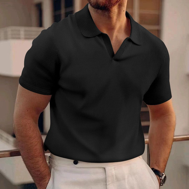 Remy Rib Polo - Black