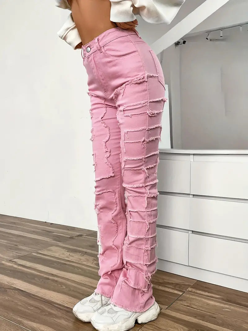 Raw Distressed Denim