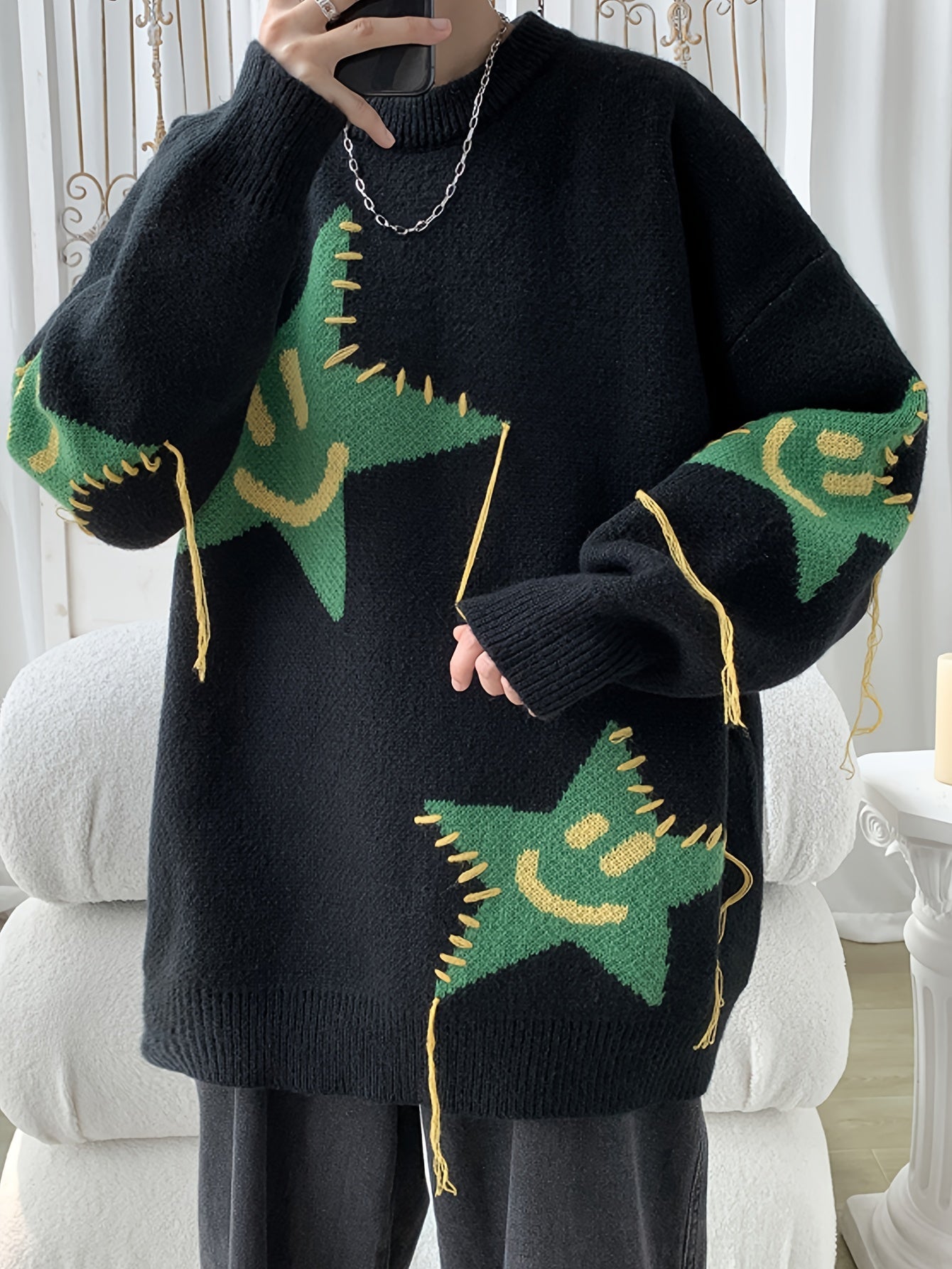 Star Tassel Sweater