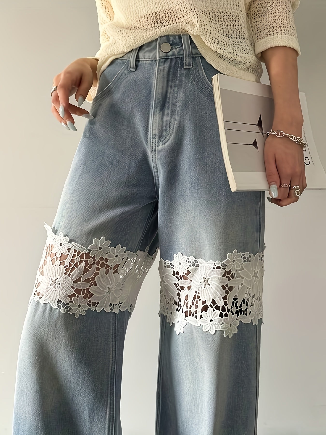 Élyse Lace Jeans