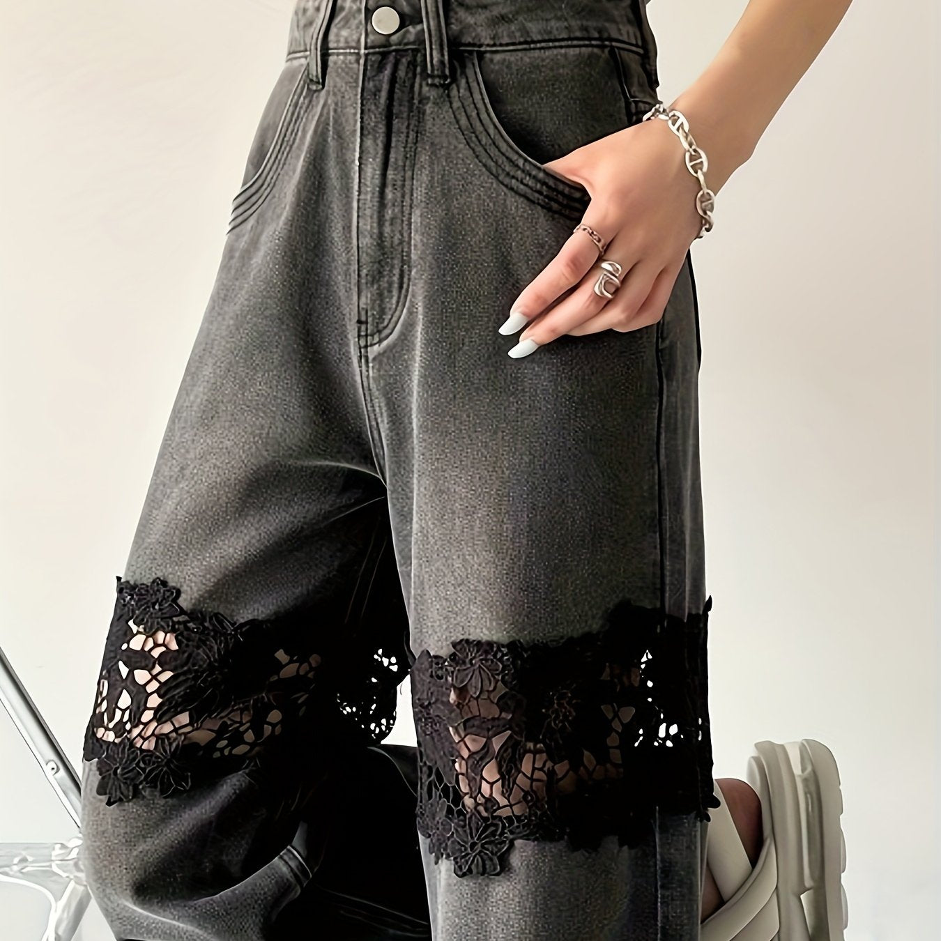 Élyse Lace Jeans