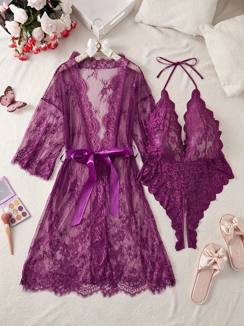Elise Lace Lingerie Set