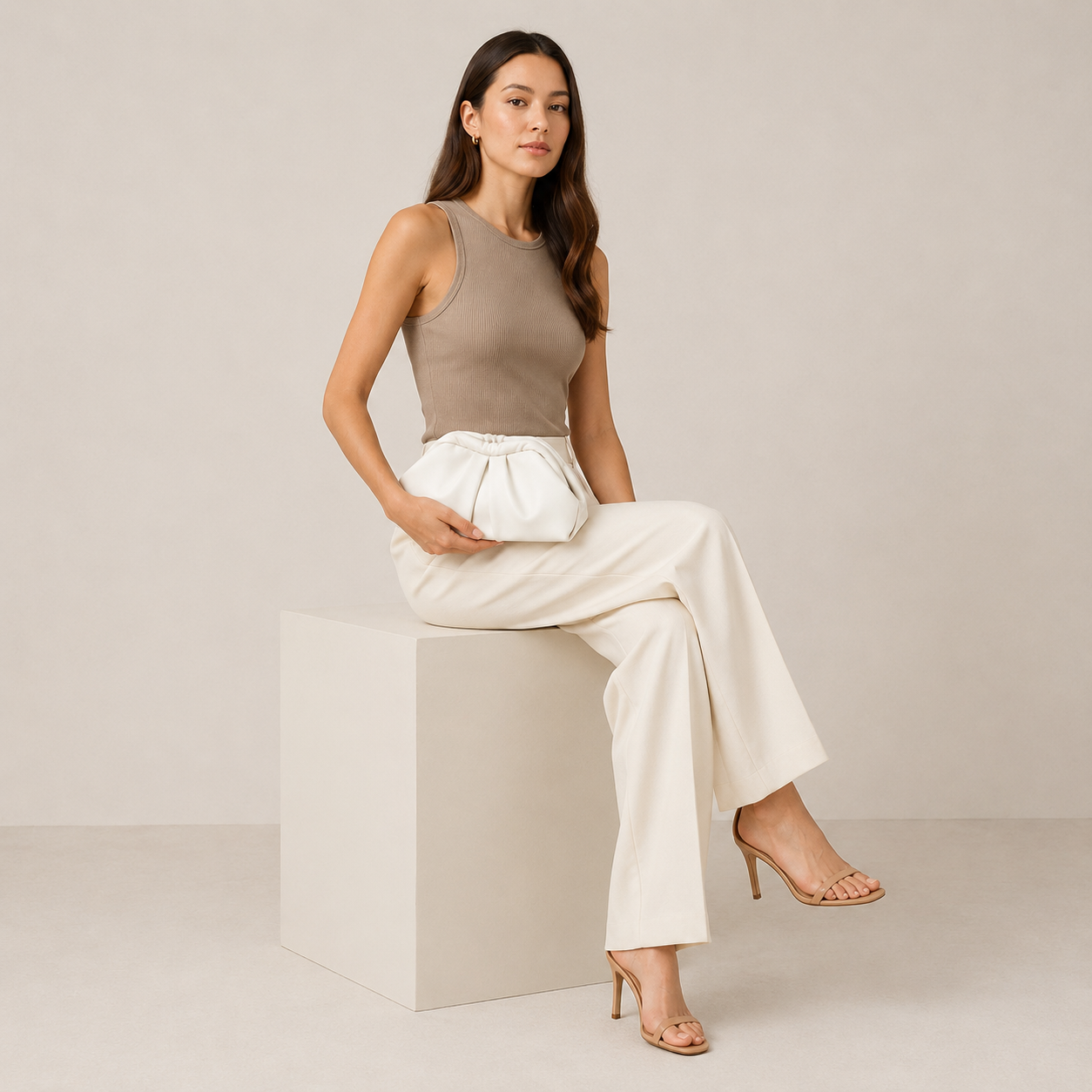 Nola Pleated Clutch