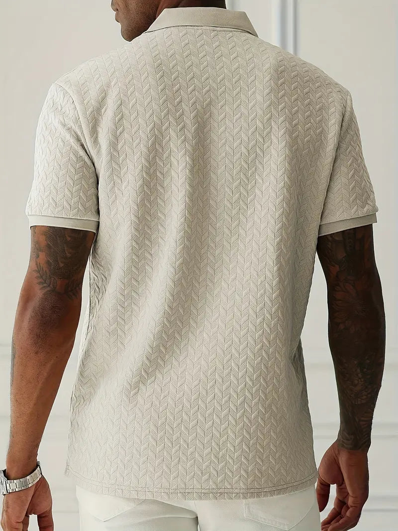 Ellison & Fitz Textured Polo