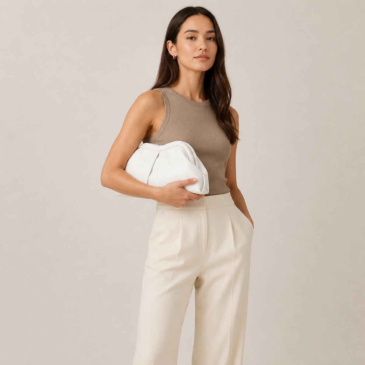 Nola Pleated Clutch